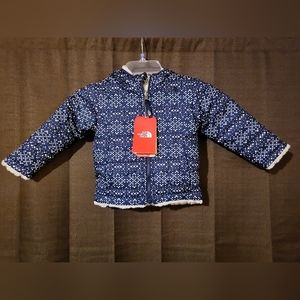 NWT The North Face Reversible Mossbud Swirl Jacket Toddler Girl 2T
